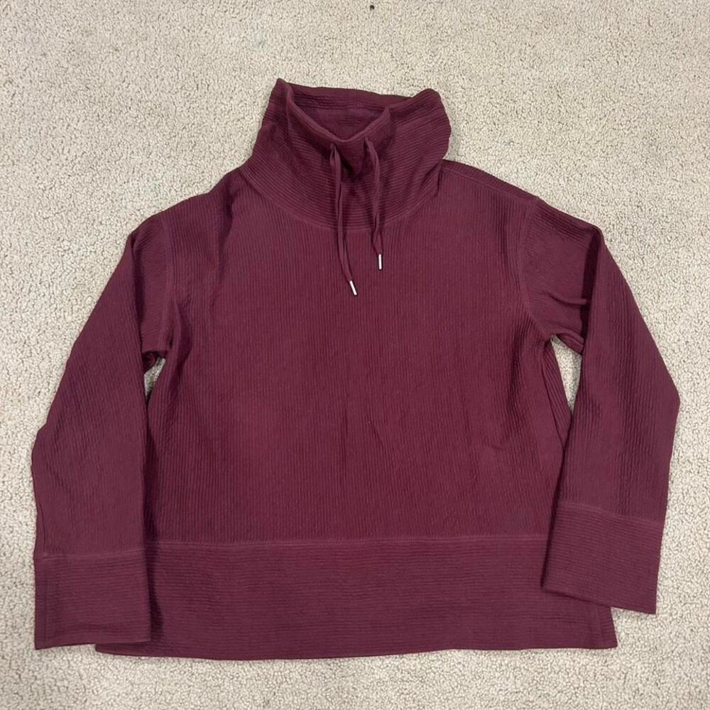 Burgundy‎ Orvis turtleneck sweater #winterwear SIZE MEDUM